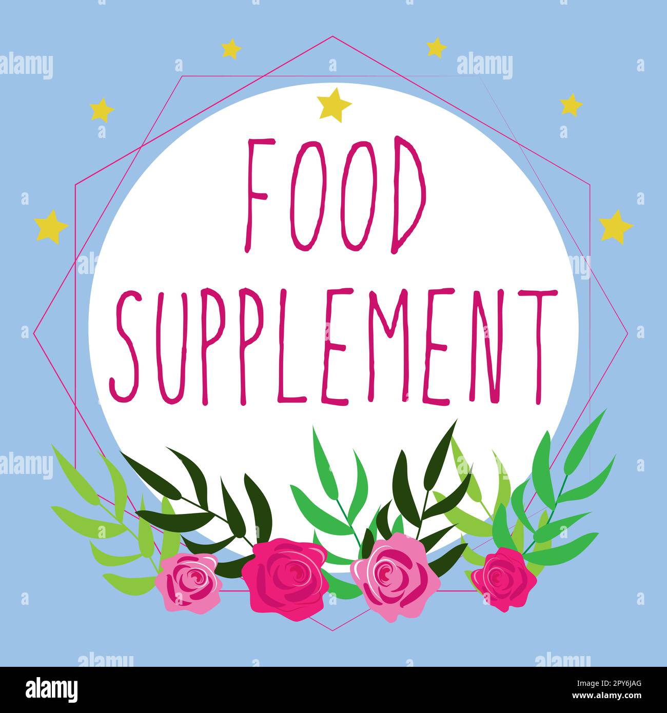 Sign displaying Food Supplement, Conceptual photo Conditions and