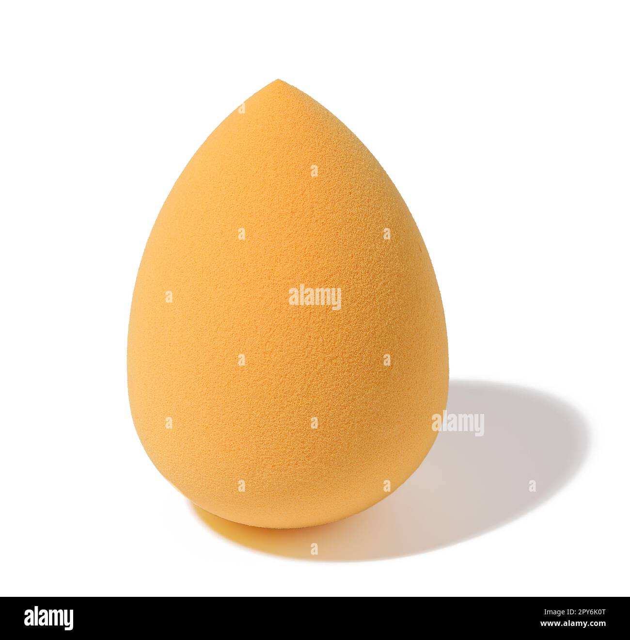 Oval new egg-shaped sponge for cosmetics and foundation Stock Photo