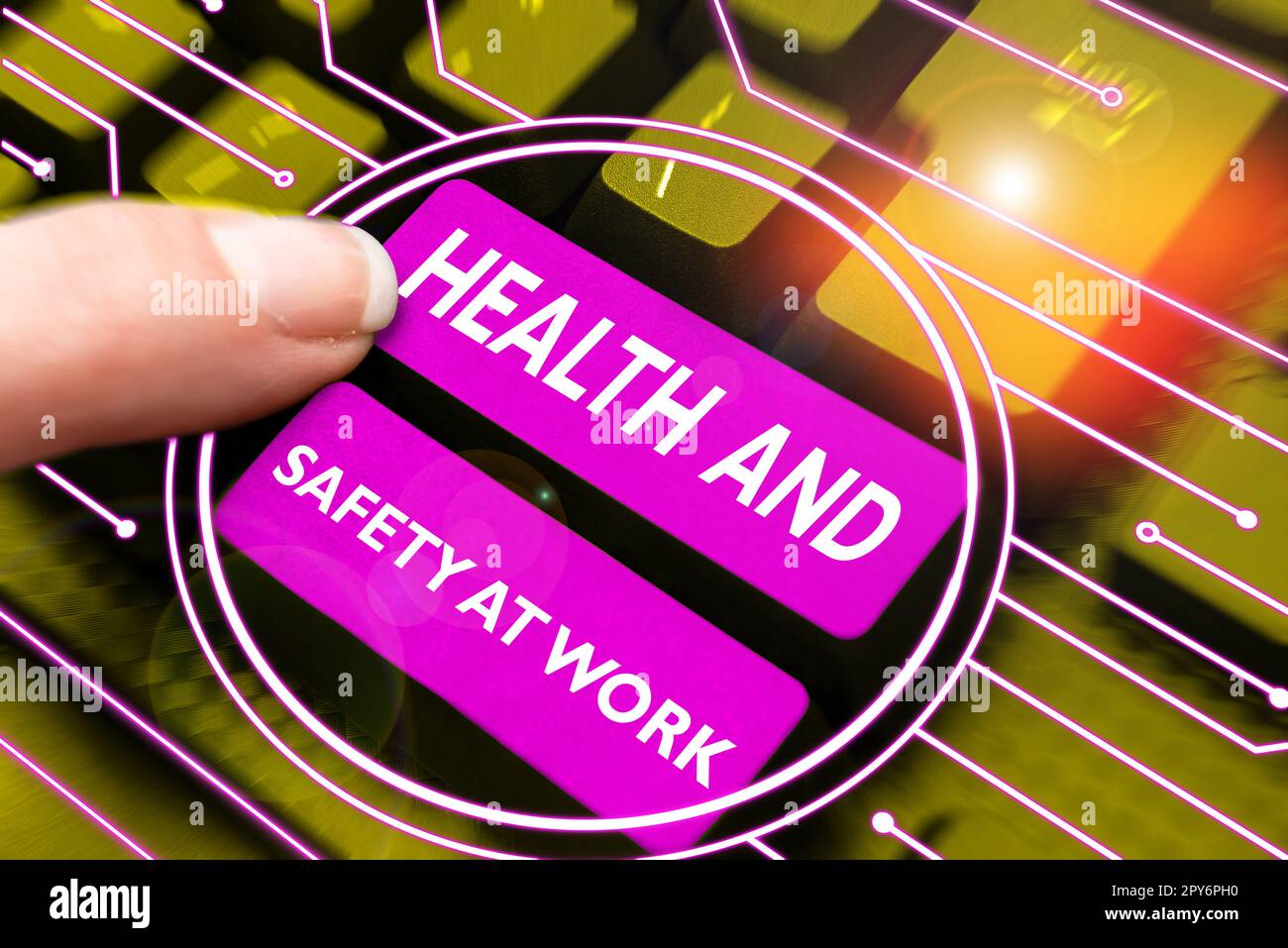 Inspiration showing sign Health And Safety At Work. Concept