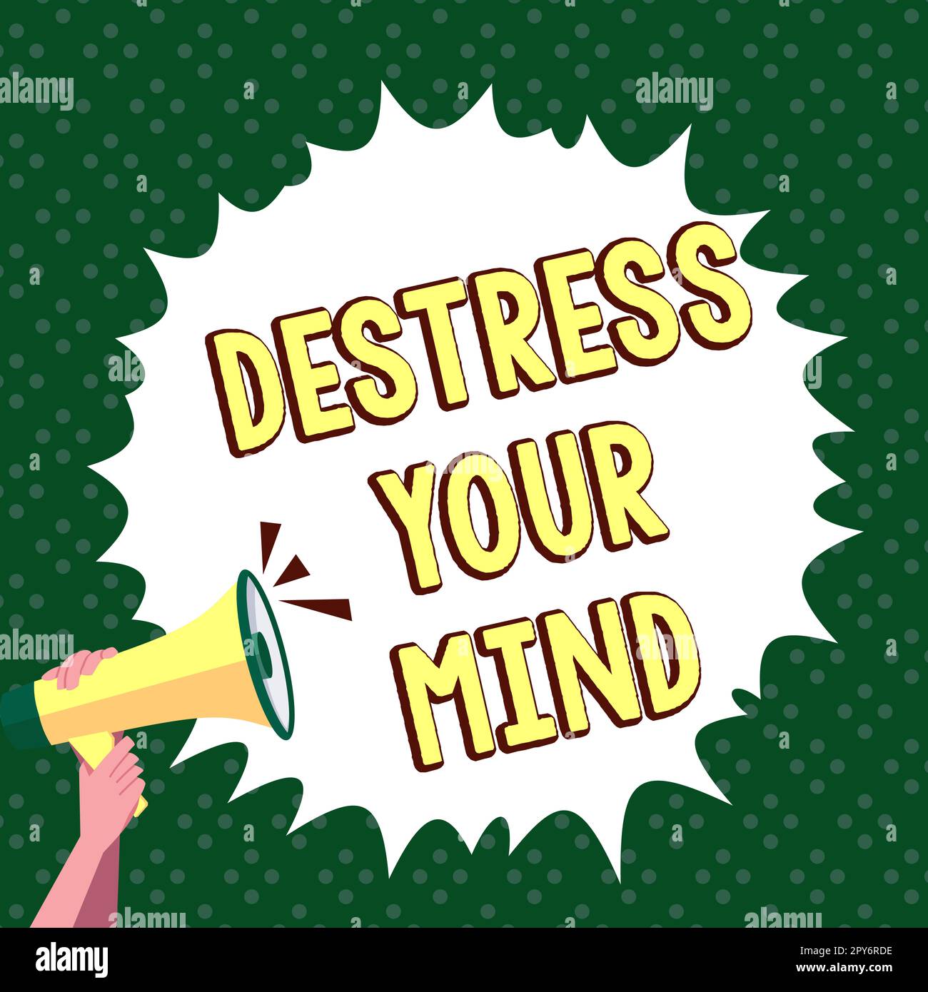 Writing displaying text Destress Your Mind. Concept meaning to release mental tension, lessen stress Stock Photo