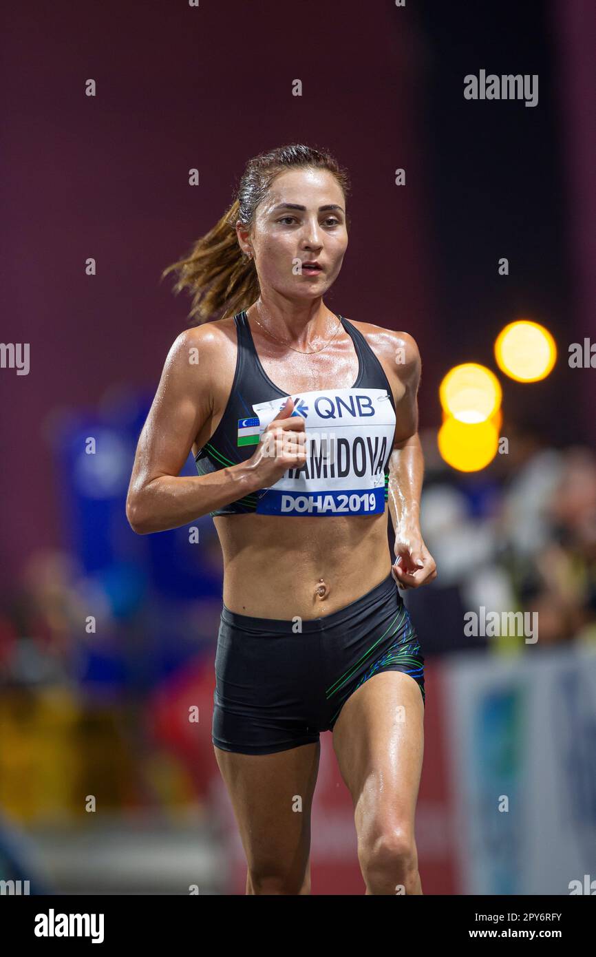 Sitora KHAMIDOVA participating in the Doha 2019 World Athletics