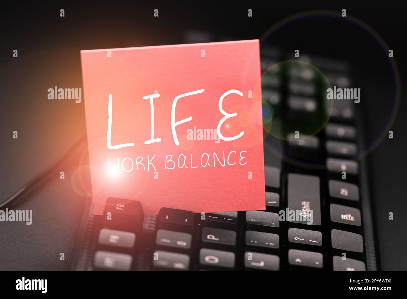 Conceptual caption Life Work Balance. Word for stability person needs ...