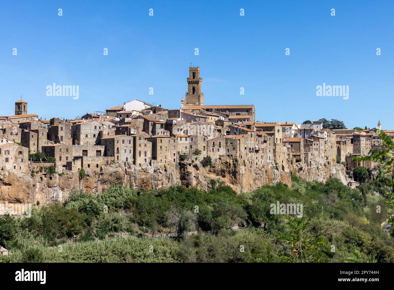 Pitigliano charming medieval town in Tuscany, Italy. Stock Photo