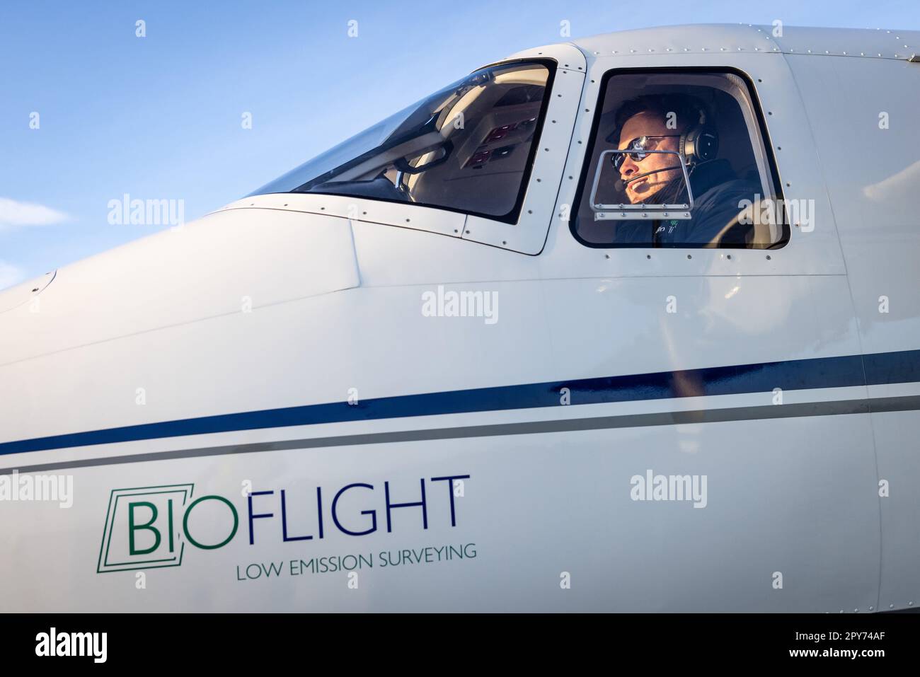 editorial-use-only-pilot-jacob-frydenlund-prepares-a-test-flight-on-a