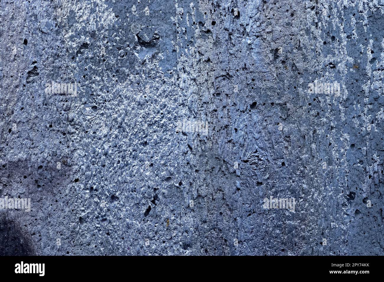 Detailed and colorful close up at paint on concrete wall textures in high resolution Stock Photo
