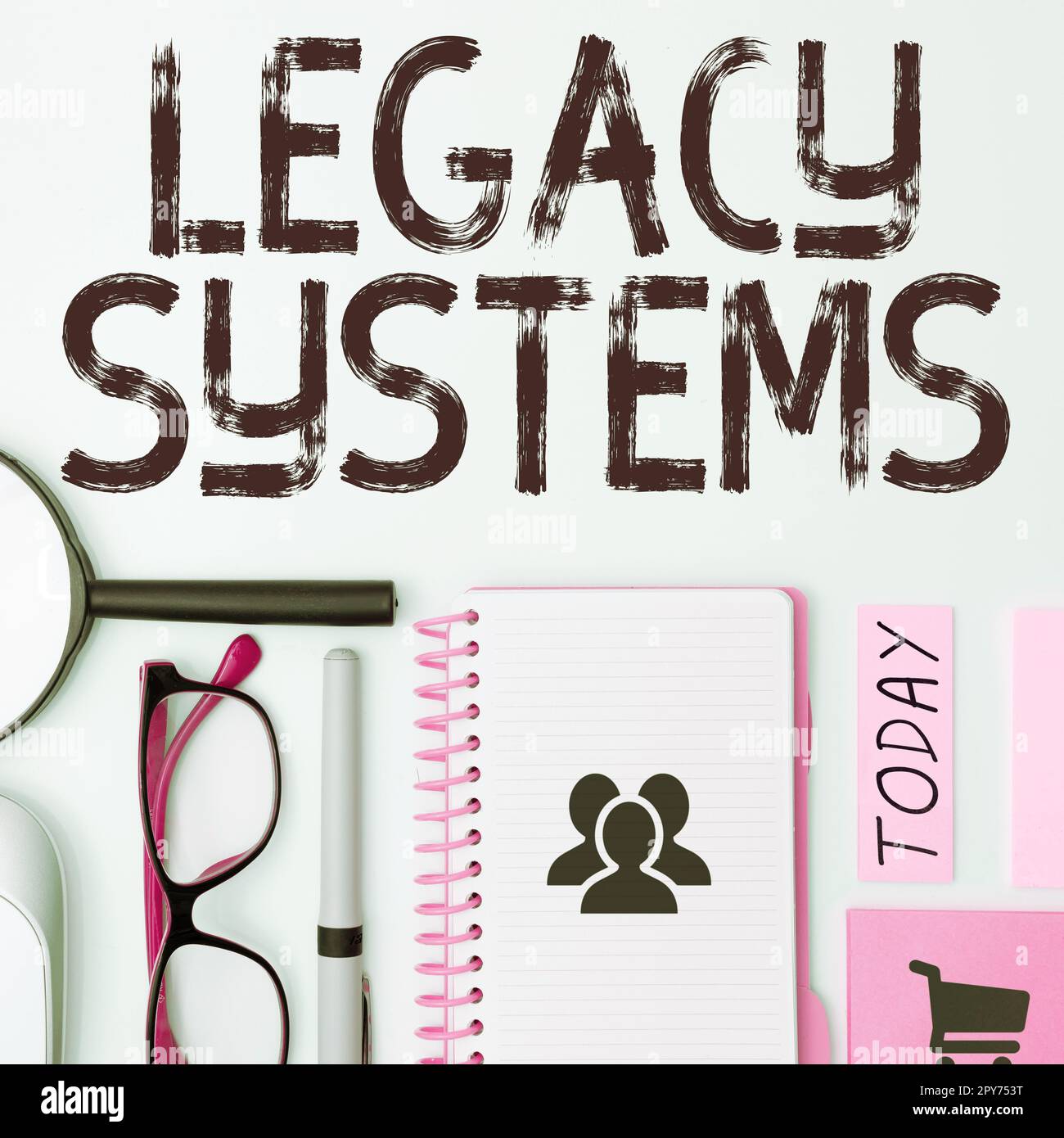 Text sign showing Legacy Systems. Word Written on old method technology ...