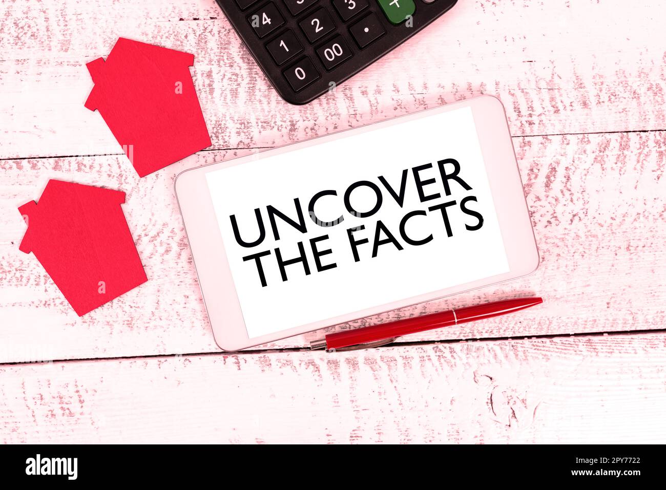 Text showing inspiration Uncover The Facts. Word Written on Find the
