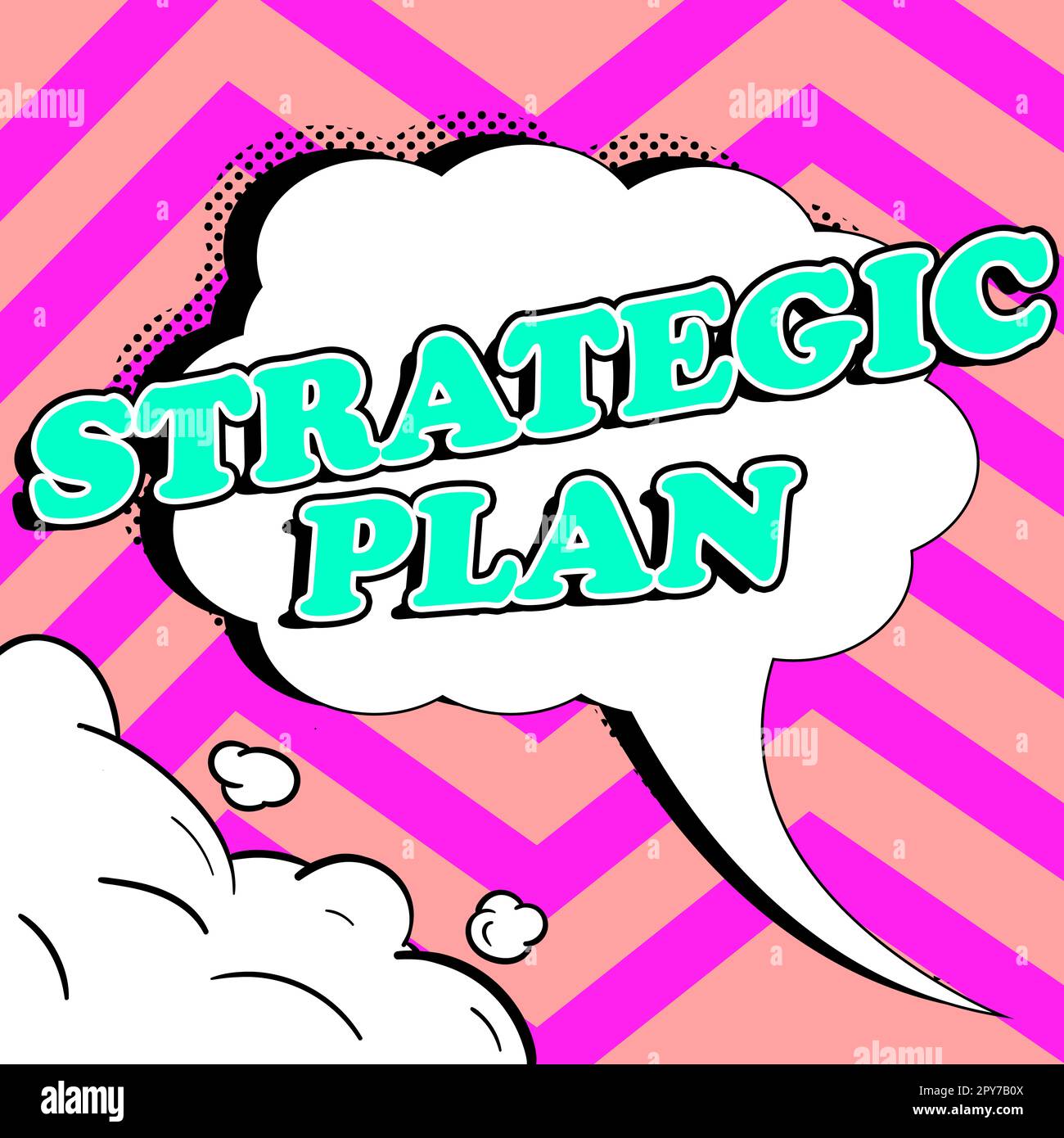 Sign displaying Strategic Plan. Internet Concept A process of defining strategy and making decisions Stock Photo