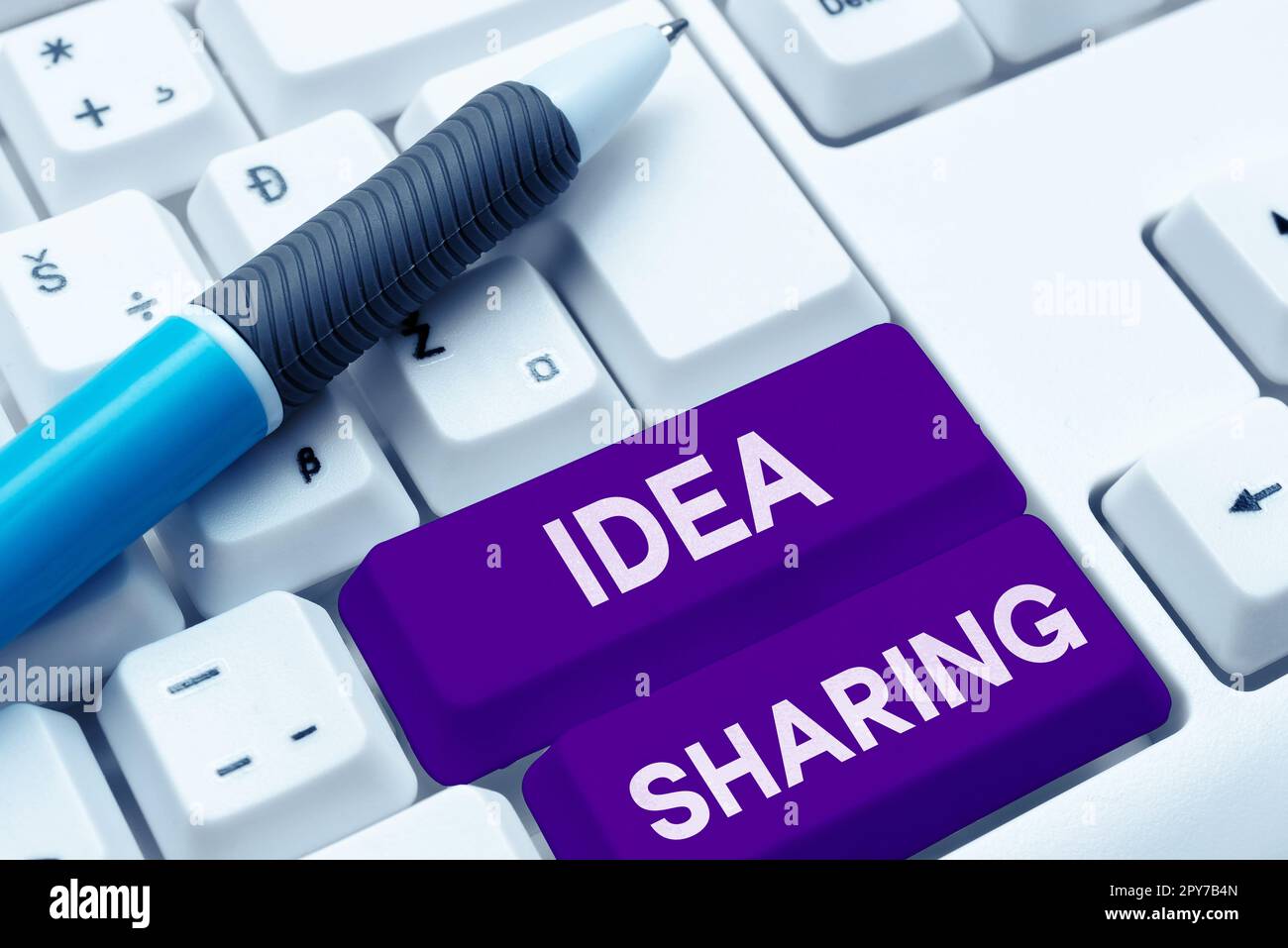 Text showing inspiration Idea Sharing. Business approach Startup launch innovation product, creative thinking Stock Photo