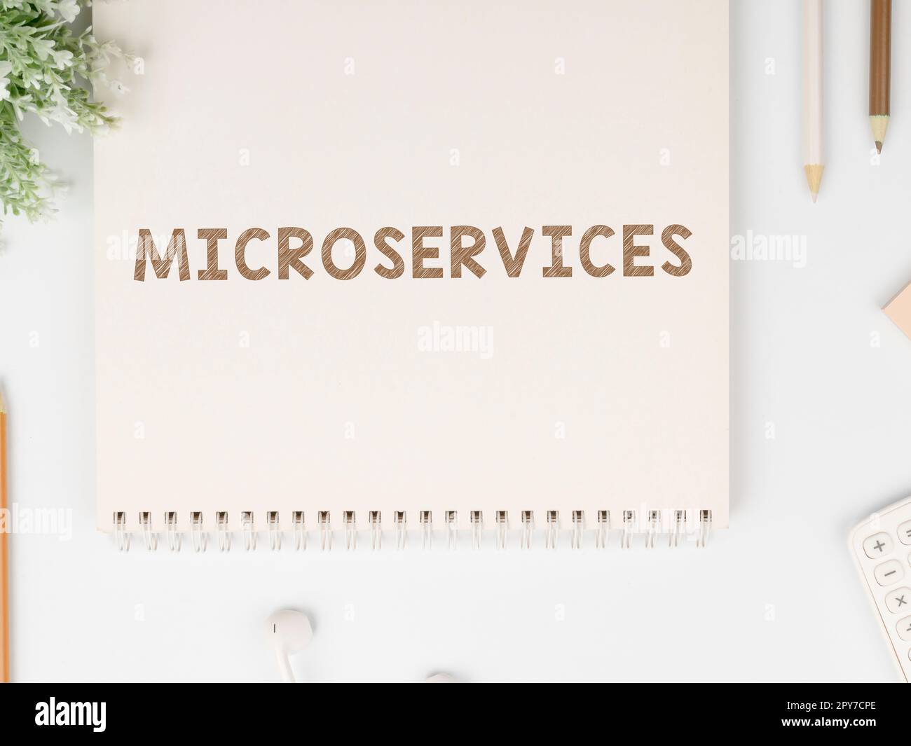 Sign displaying Microservices. Business overview Software development technique Building single function module Stock Photo