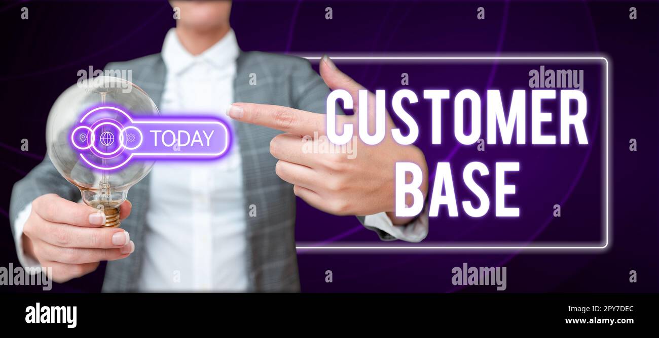 Writing Displaying Text Customer Base Business Idea Encourage Writing Displaying Text Customer Base Business Idea Encourage