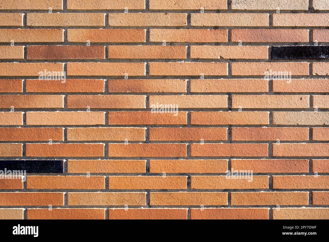 Background from a brown clinkered wall Stock Photo