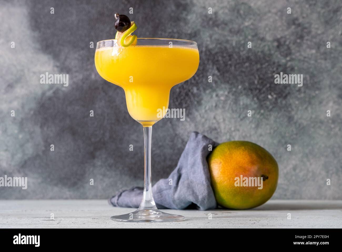 Frozen Mango Daiquiri cocktail Stock Photo Alamy