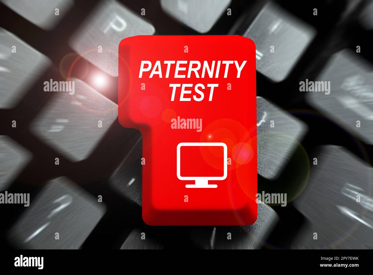 Inspiration showing sign Paternity Test. Business concept a test of DNA to determine whether a given man is the biological father Stock Photo