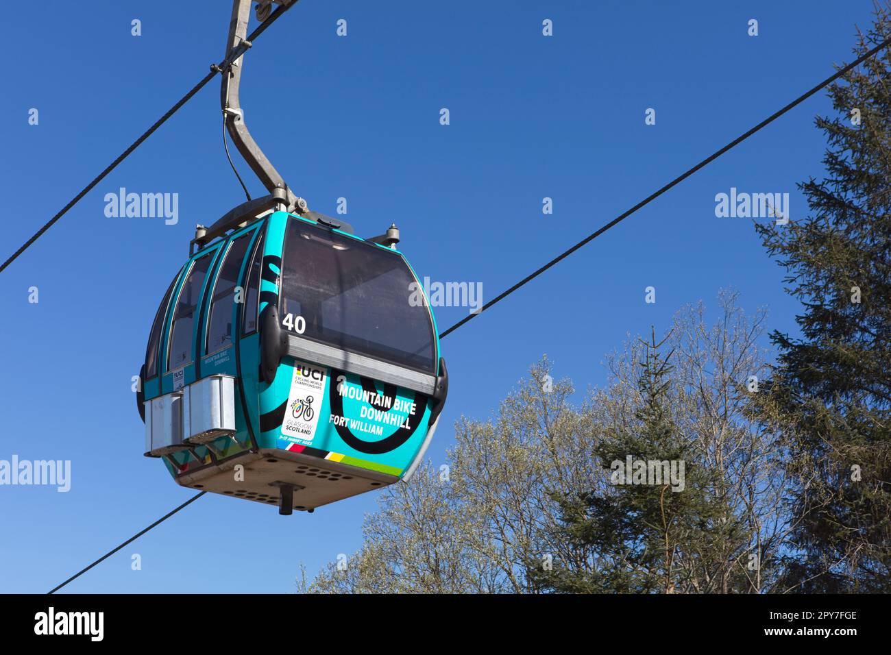 Ben Nevis cable car system Stock Photo Alamy