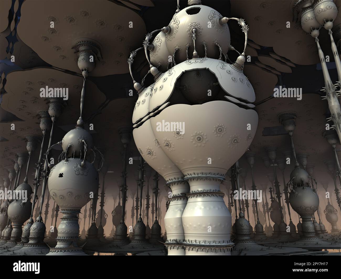 the Architecture and Technology of an alien planet under an alien sun ...