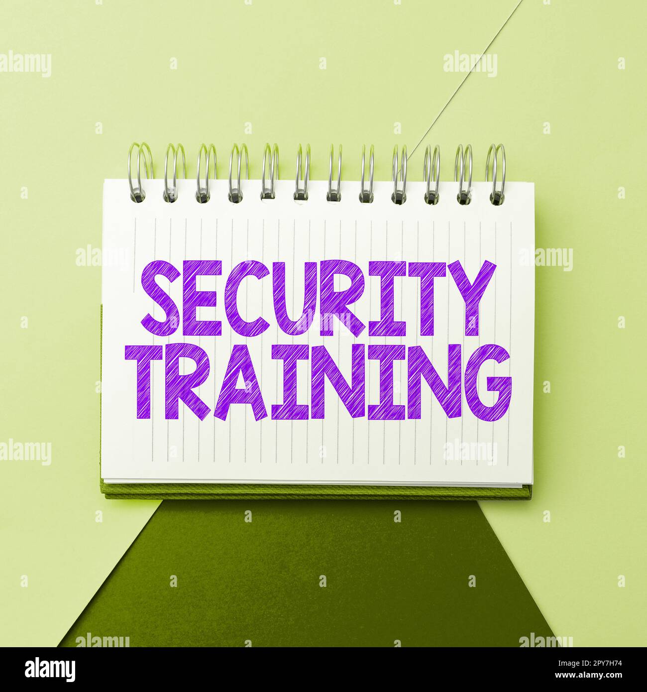 Sign displaying Security Training. Conceptual photo providing security awareness training for end users Stock Photo