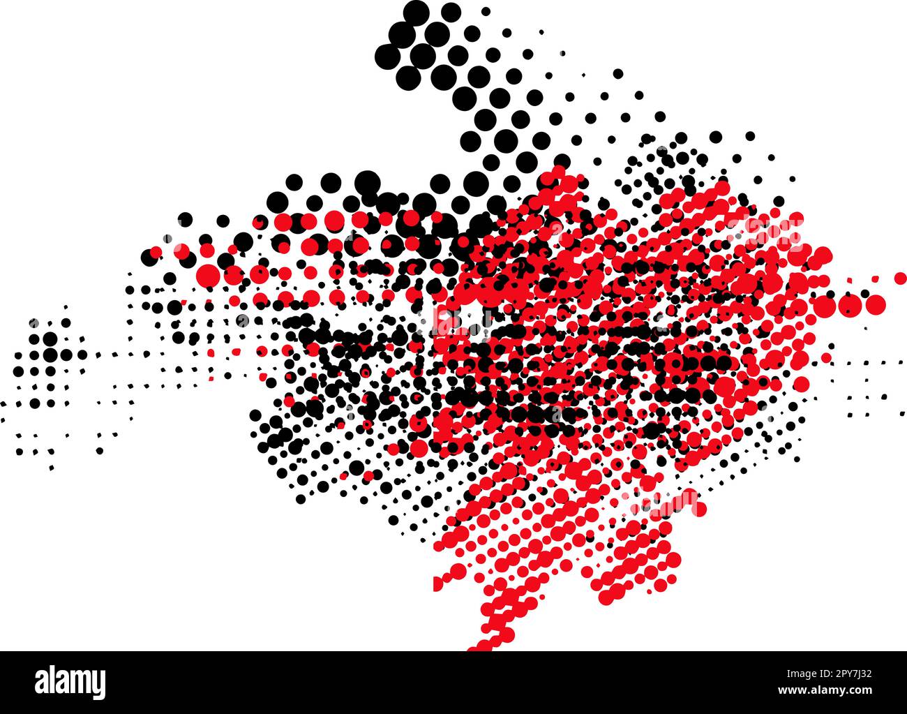 Grunge halftone background. Pop art background Stock Vector Image & Art ...