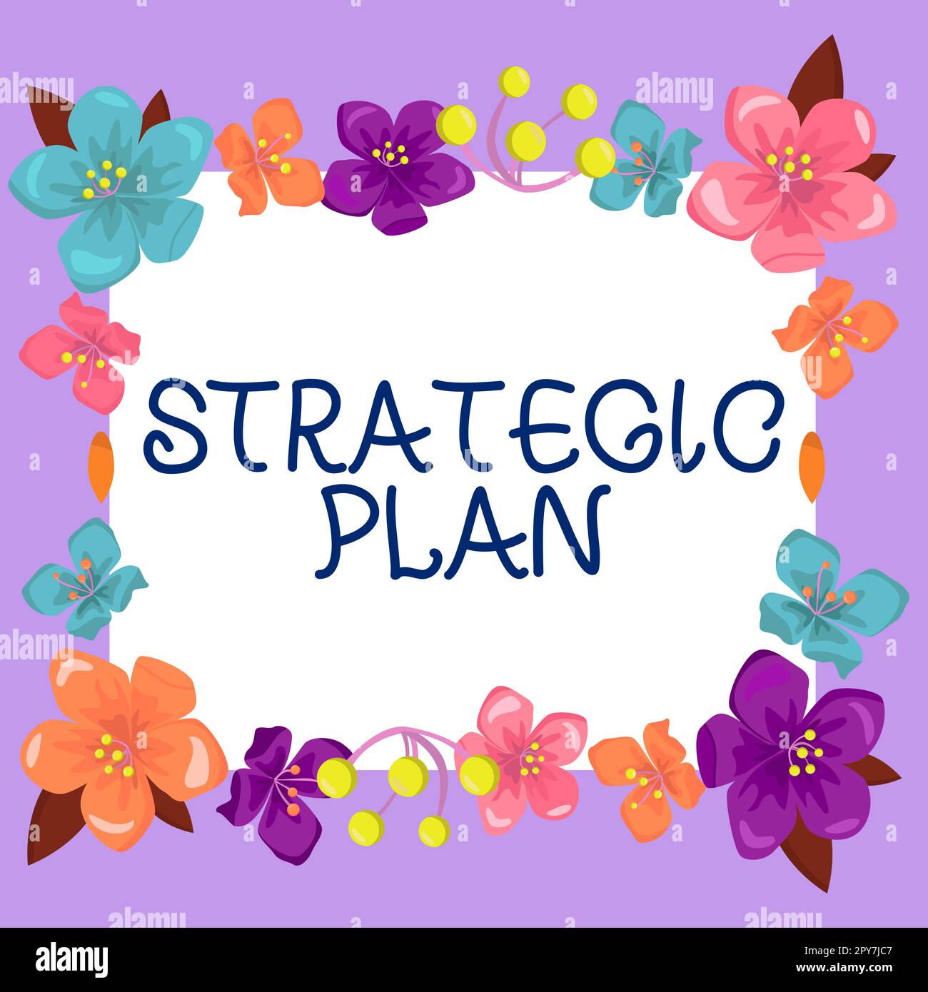 Text showing inspiration Strategic Plan. Business concept A process of ...