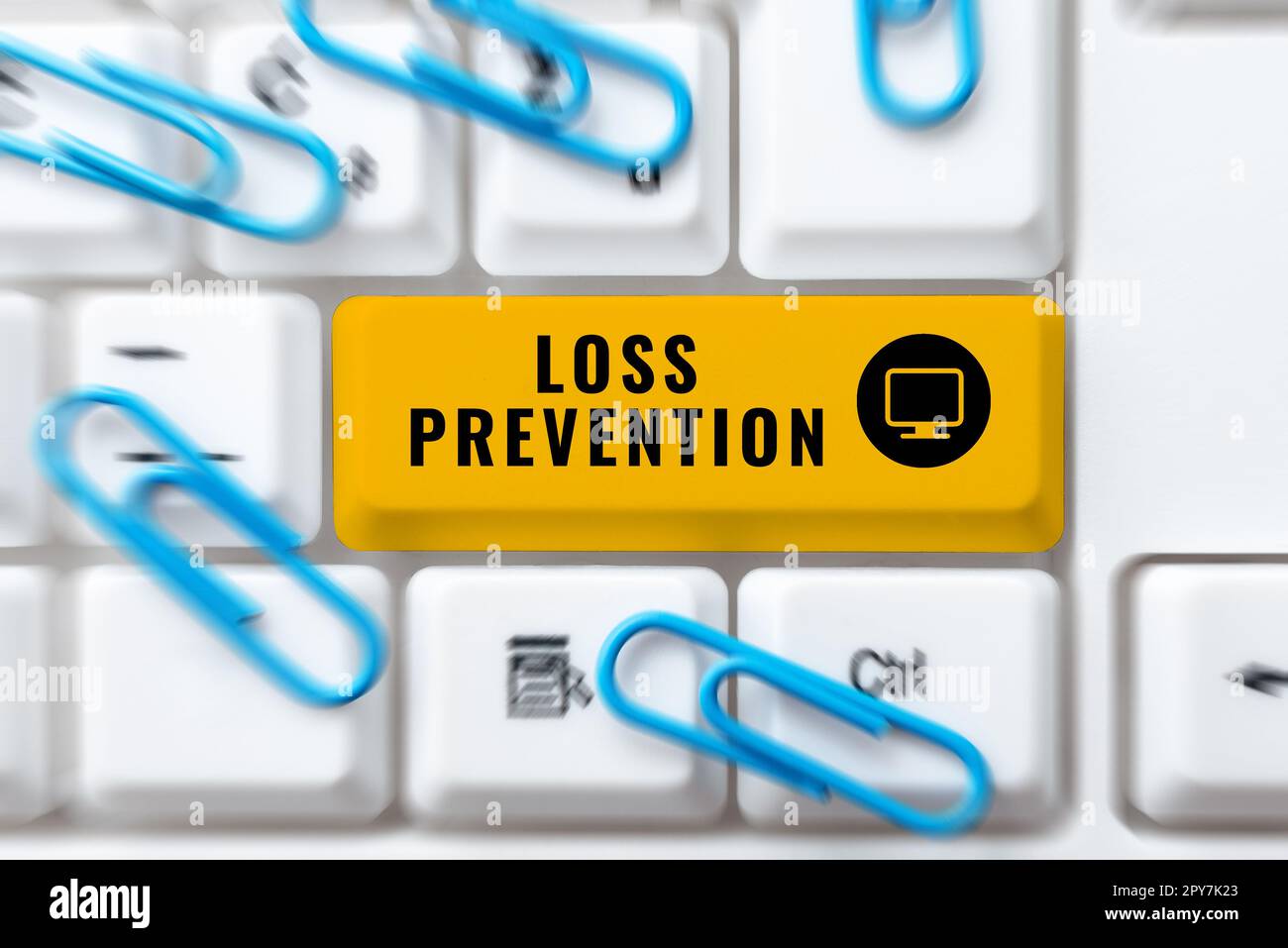 Conceptual display Loss Prevention. Word Written on the fact that you no longer have something or have less of something Stock Photo