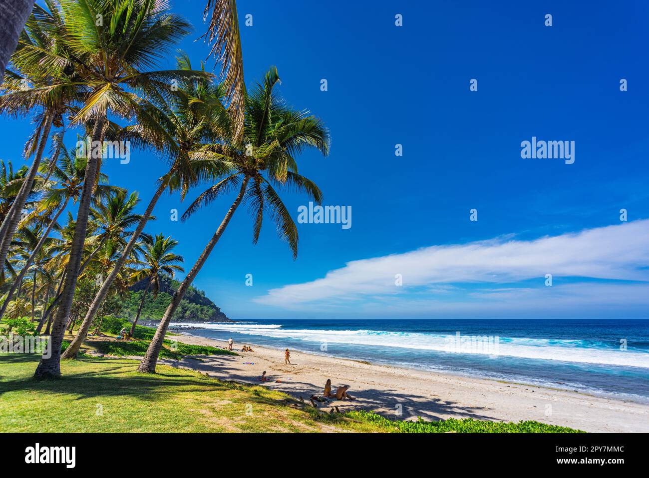 Grand Anse beach Stock Photo Alamy