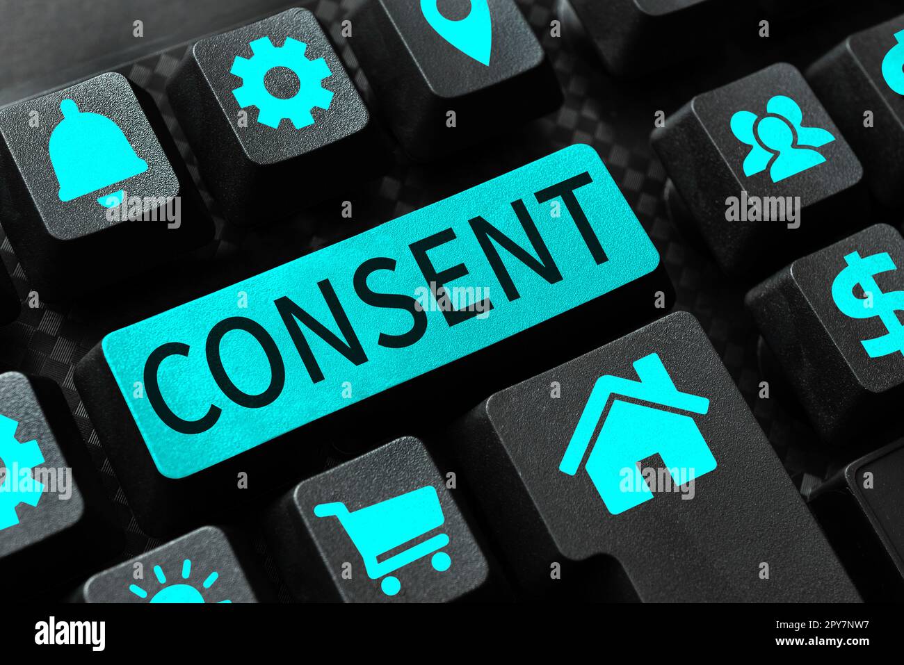 Sign Displaying Consent Business Idea General Agreement About