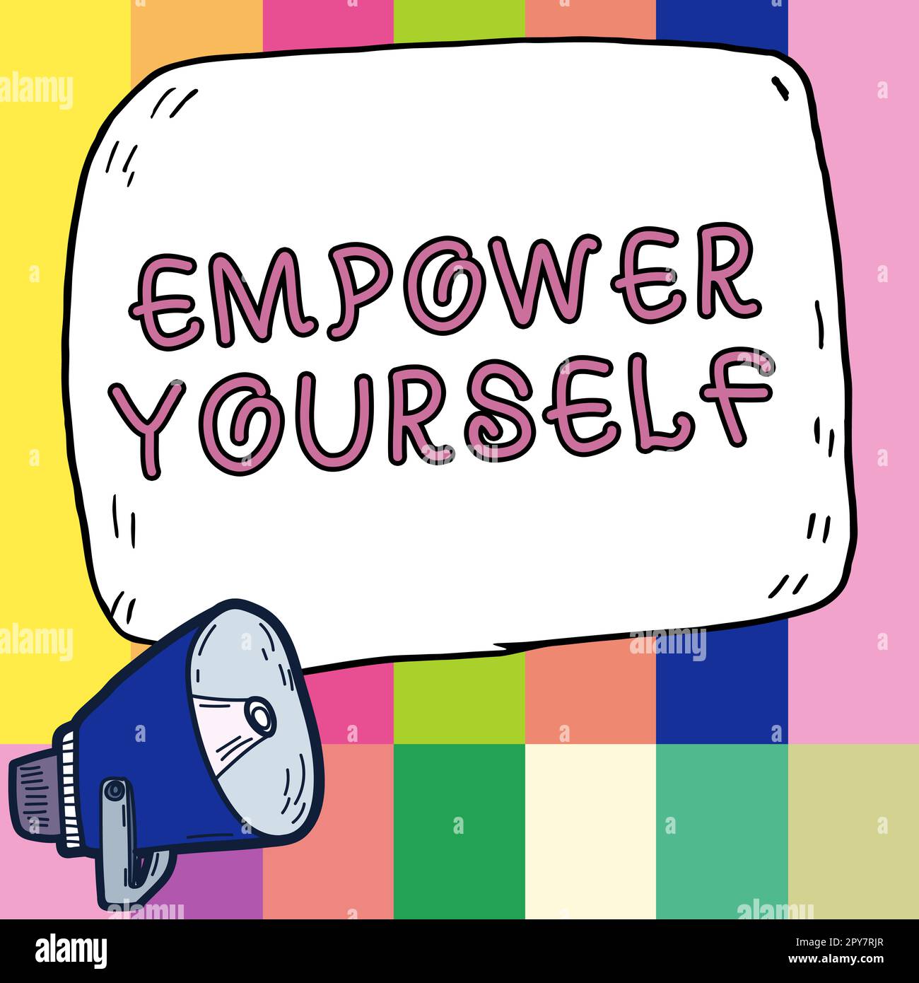 Conceptual display Empower Yourself. Word Written on taking control of ...