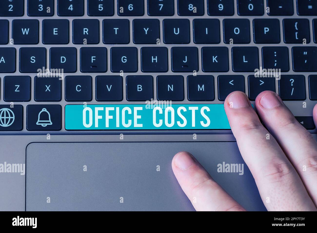 Amount Office Sign displaying Office Costs. Conceptual photo amount of money paid to ...