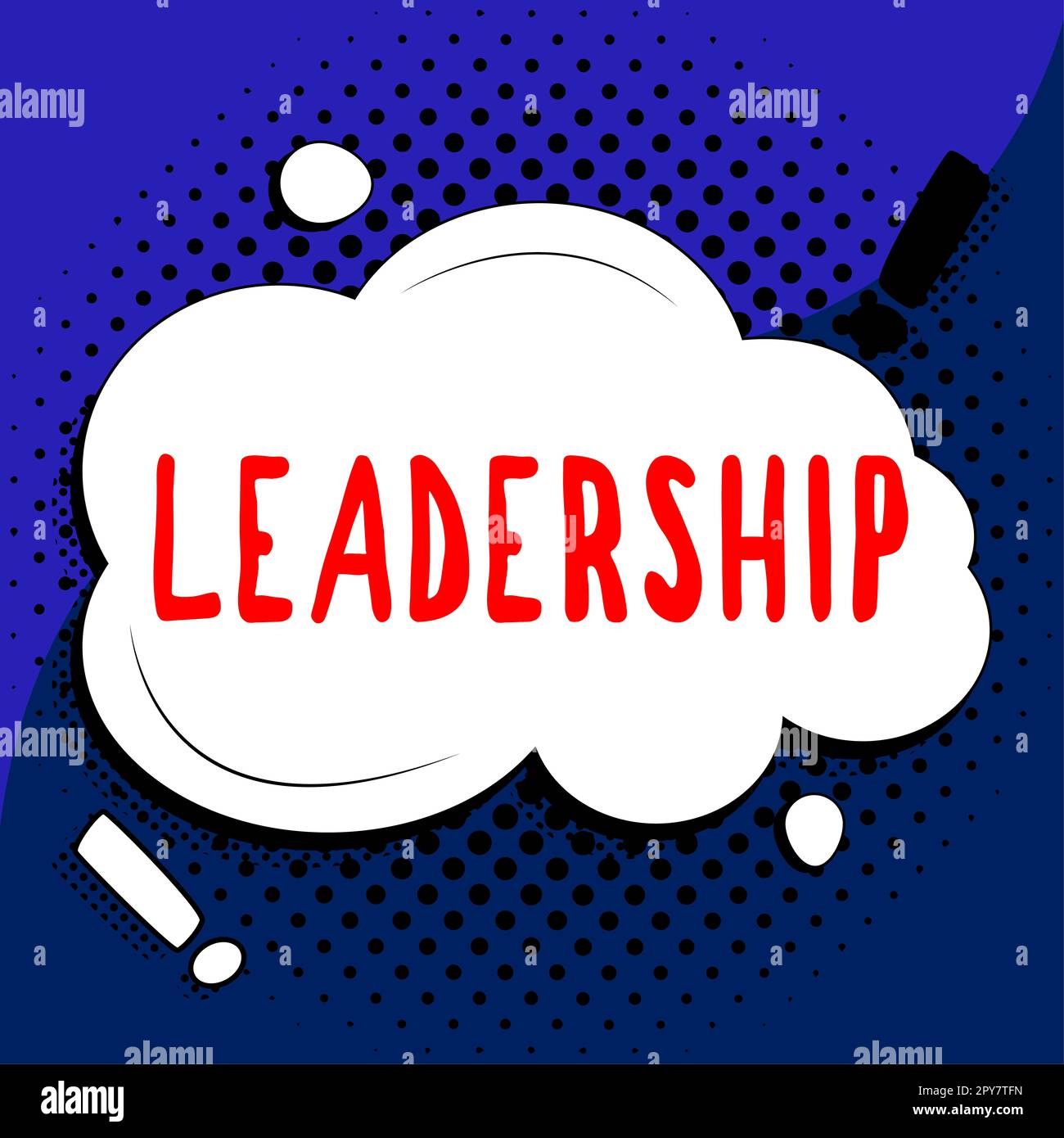 Handwriting text Leadership. Word for Ability Activity involving leading a group of people or company Stock Photo