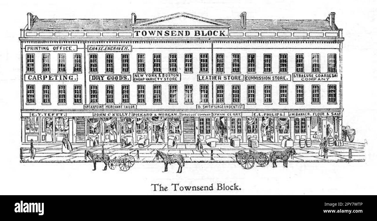 Townsend Block in Syracuse, New York Stock Photo Alamy