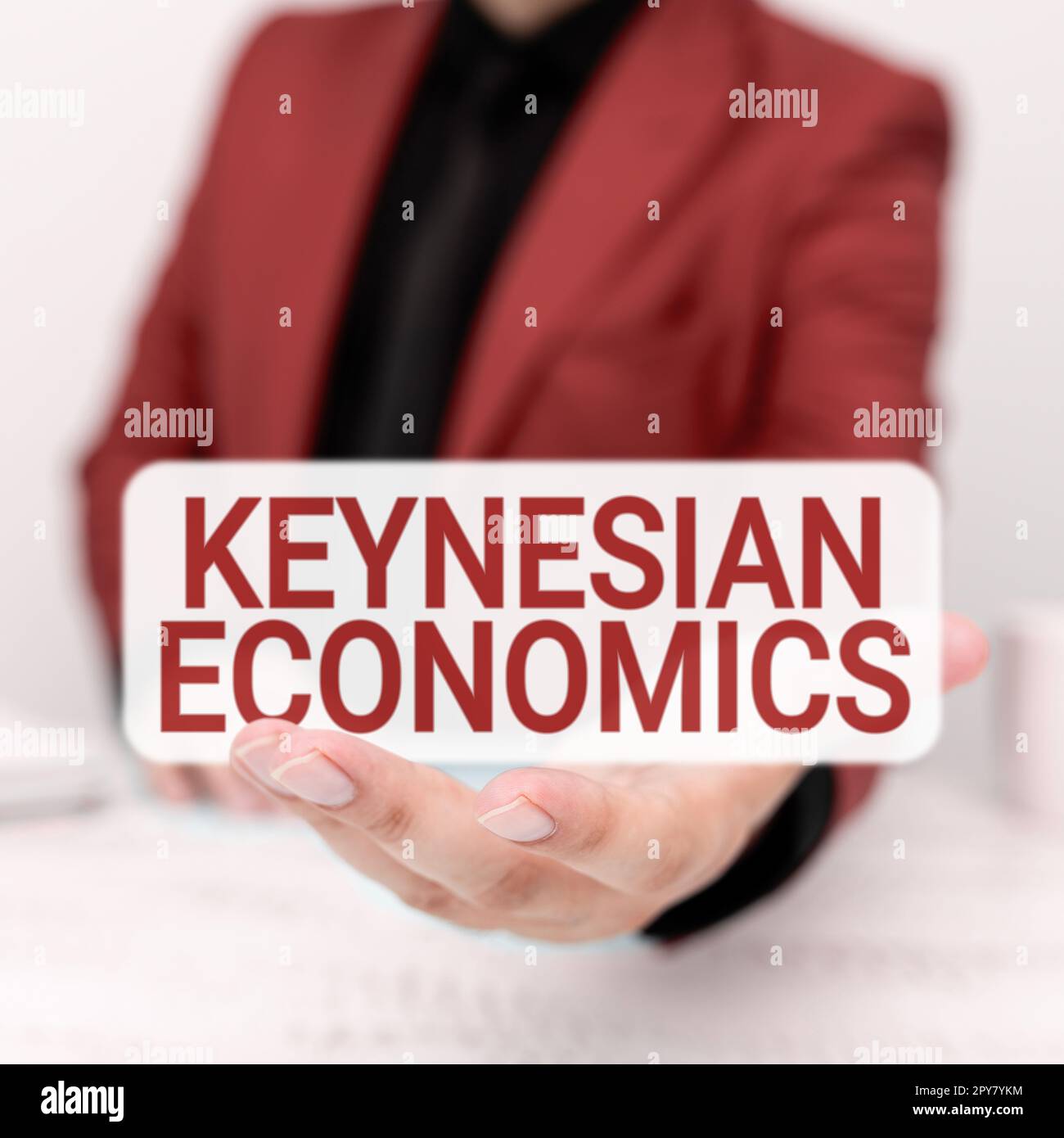 Inspiration showing sign Keynesian Economics. Conceptual photo monetary and fiscal programs by government to increase employment Stock Photo