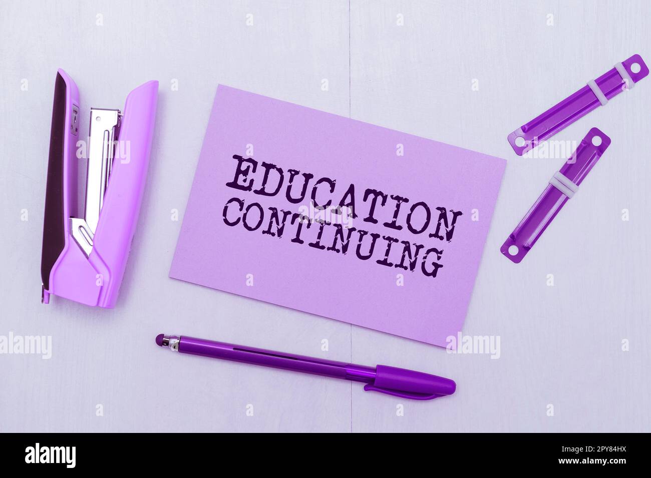 Hand writing sign Education Continuing. Internet Concept acquisition of ...