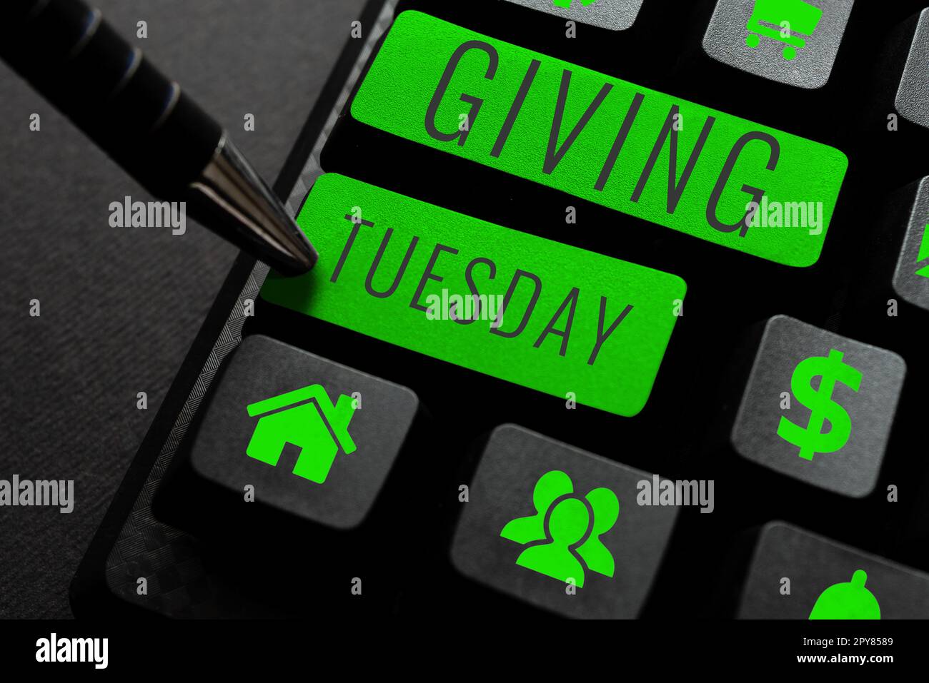 Handwriting text Giving Tuesday. Word Written on international day of charitable giving Hashtag activism Stock Photo
