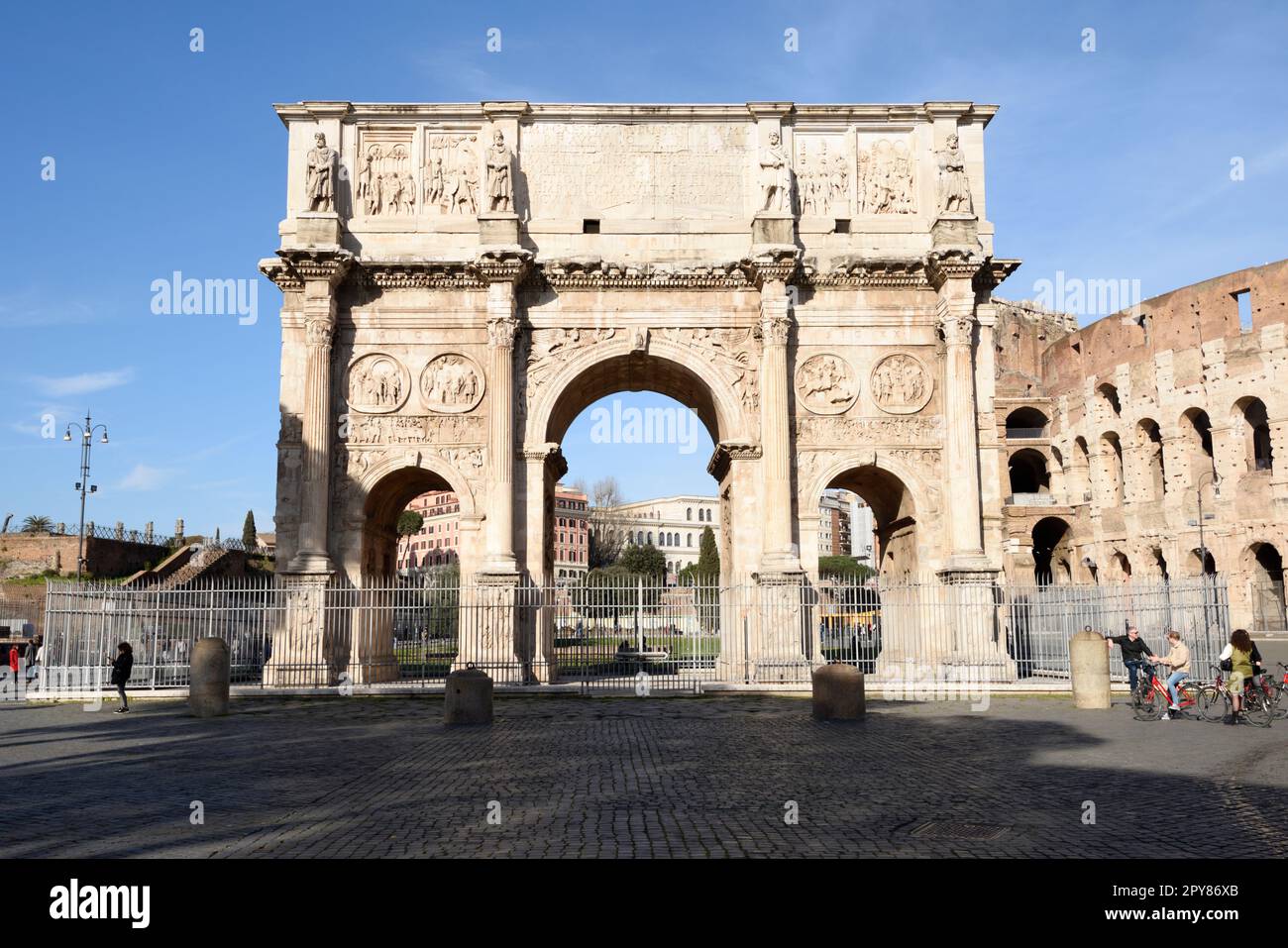 Italy, Rome, arch of Constantine Stock Photo