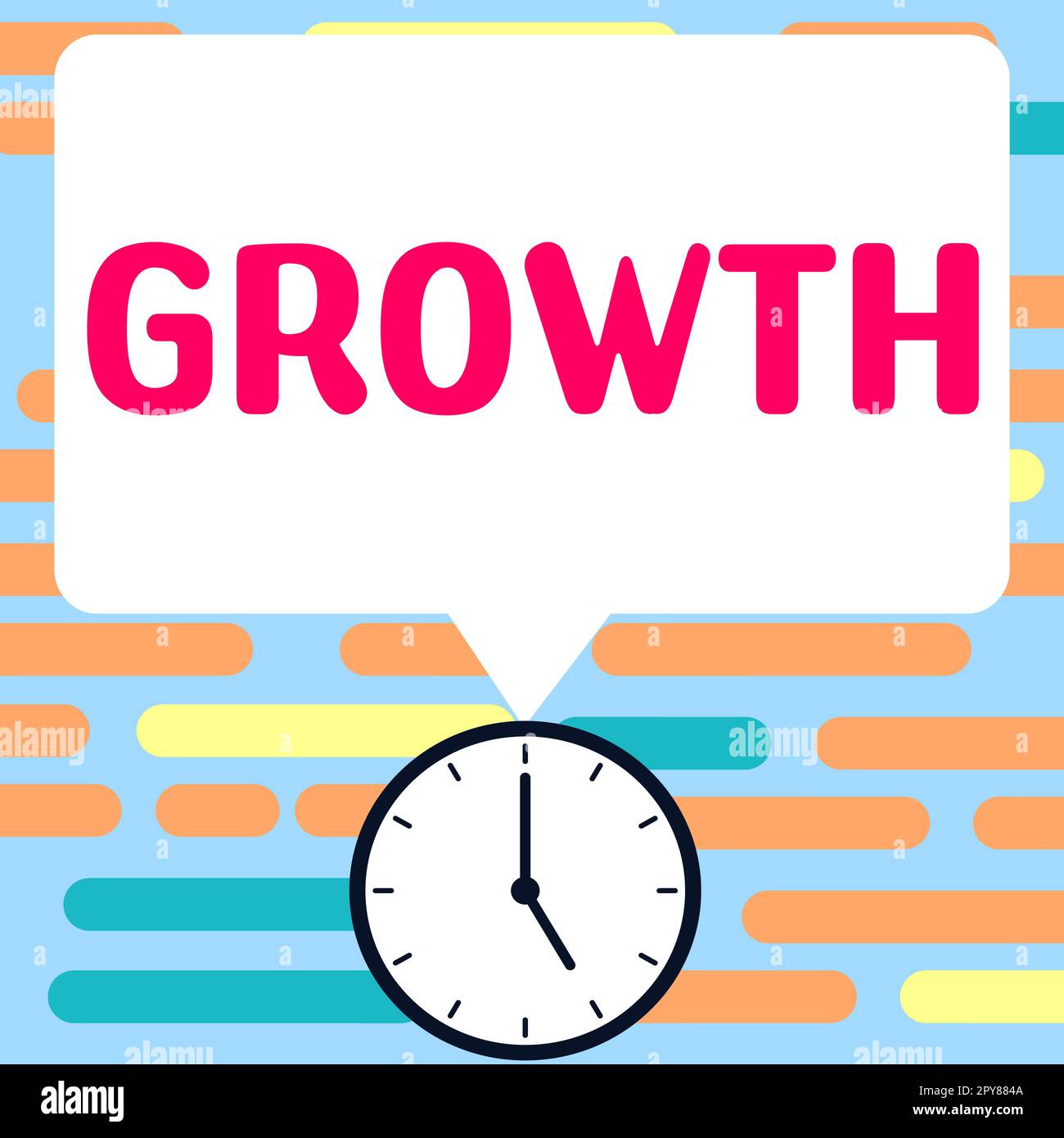 Sign displaying Growth. Business overview process of increasing in size ...