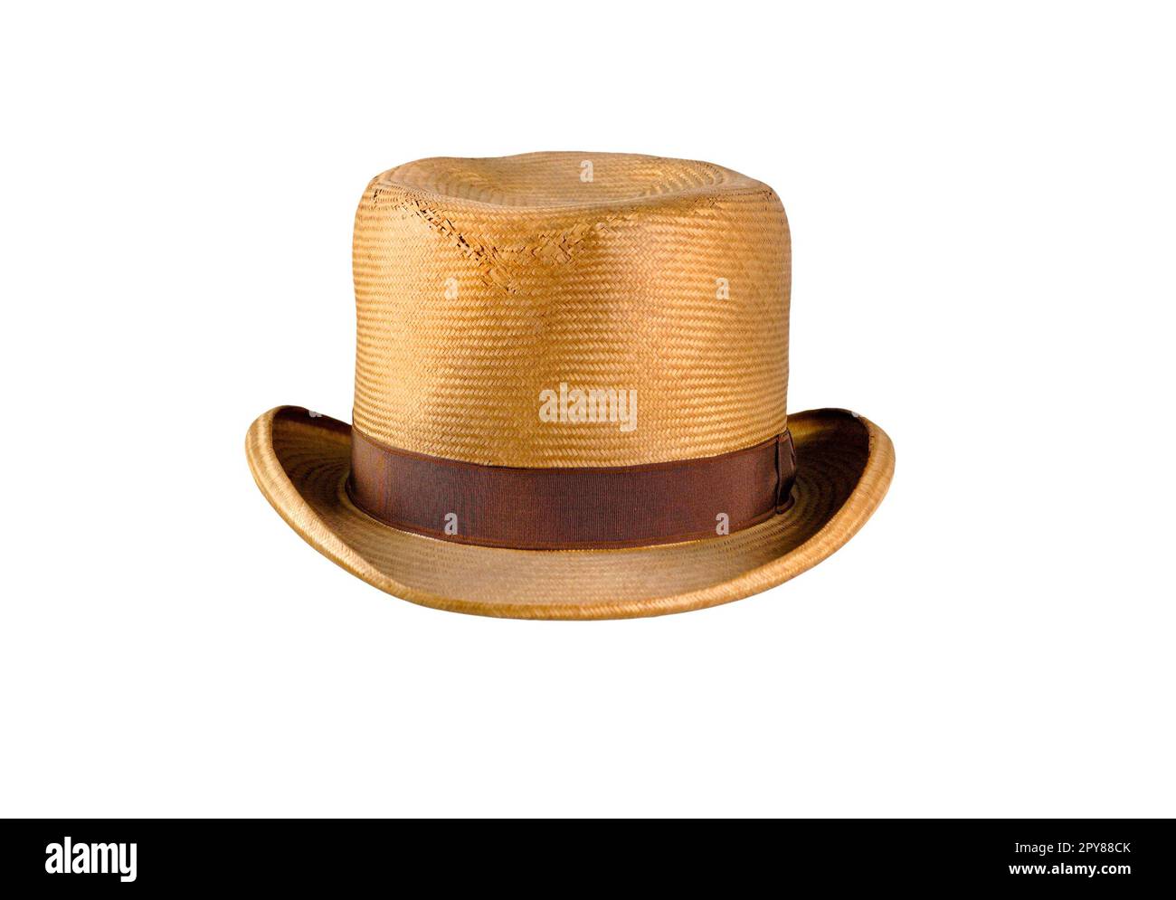https://c8.alamy.com/comp/2PY88CK/old-straw-men-hat-with-silk-ribbon-isolated-2PY88CK.jpg