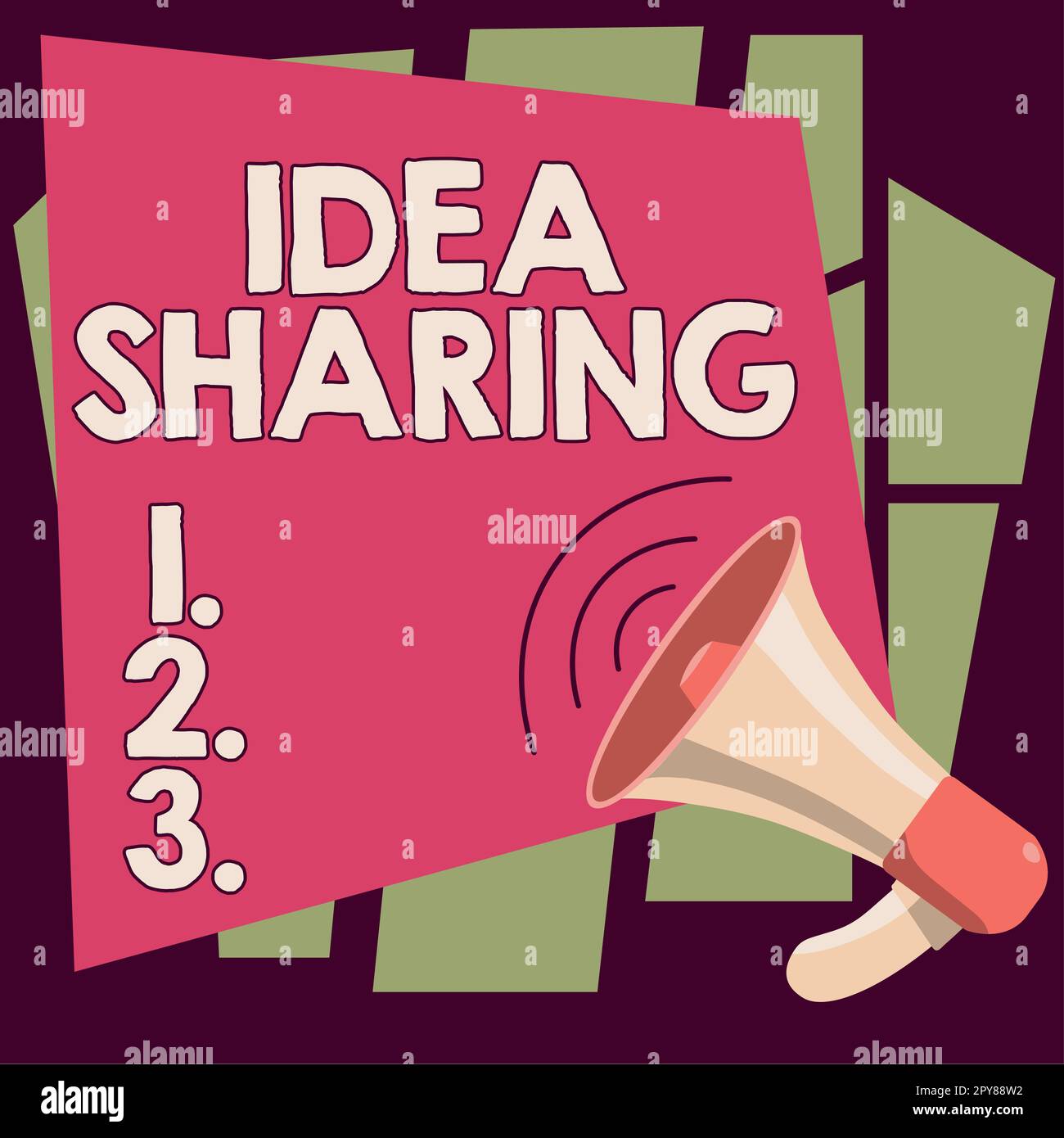 Writing displaying text Idea Sharing. Internet Concept Startup launch innovation product, creative thinking Stock Photo