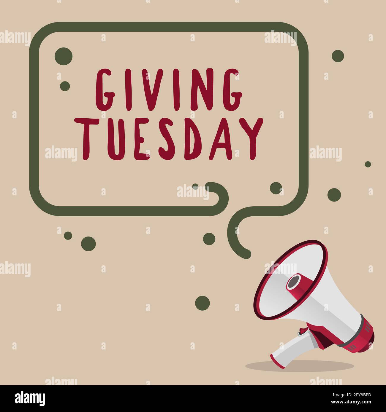 Handwriting text Giving Tuesday. Word Written on international day of charitable giving Hashtag activism Stock Photo