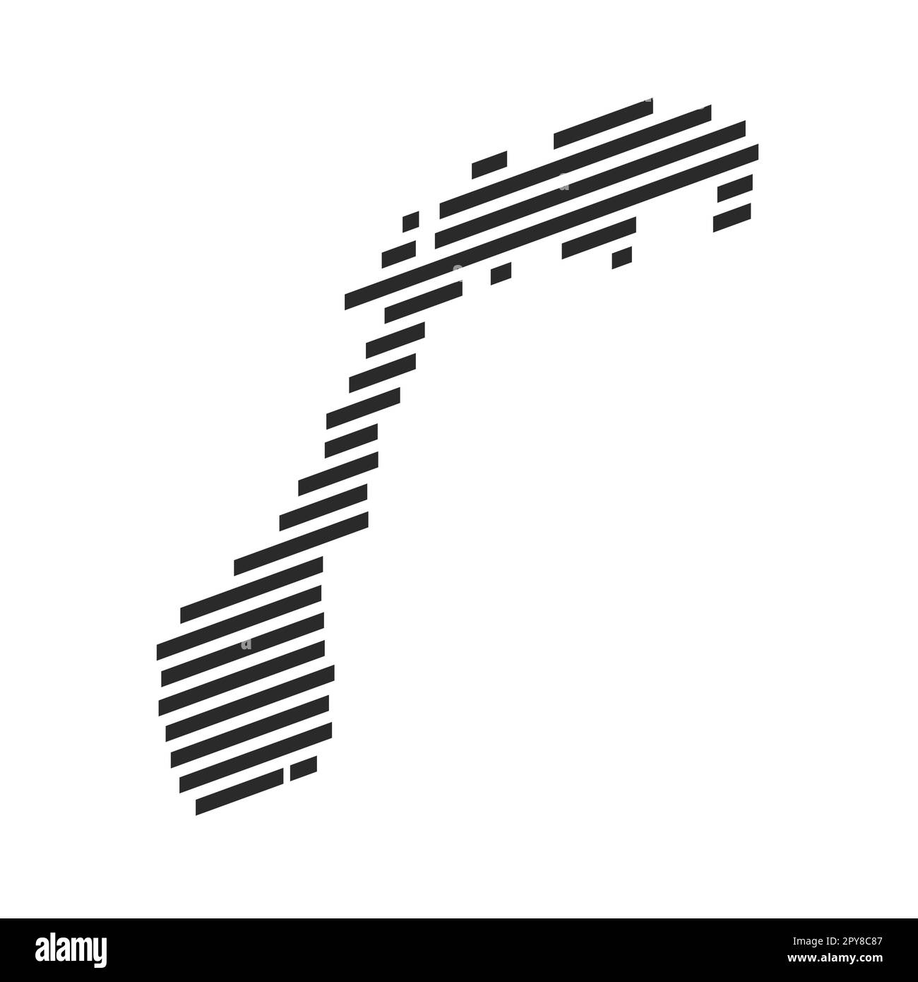 Map of norway modern Black and White Stock Photos & Images - Alamy