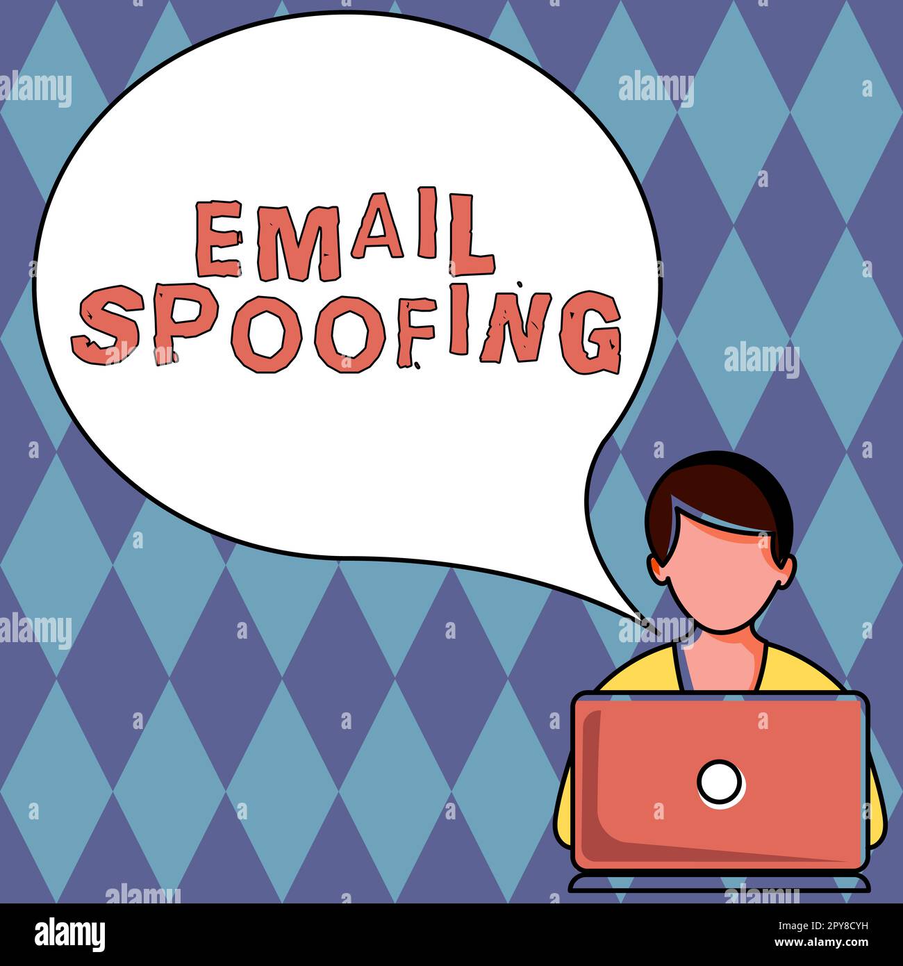 Inspiration showing sign Email Spoofing. Business overview secure the access and content of an email account or service Stock Photo