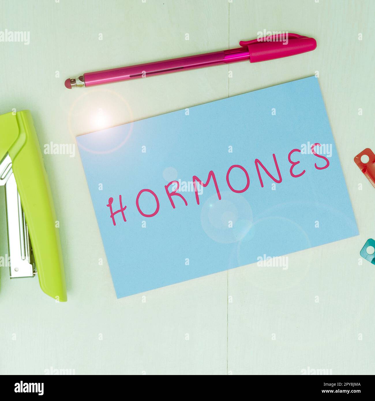 Hand writing sign Hormones. Business overview regulatory substance ...