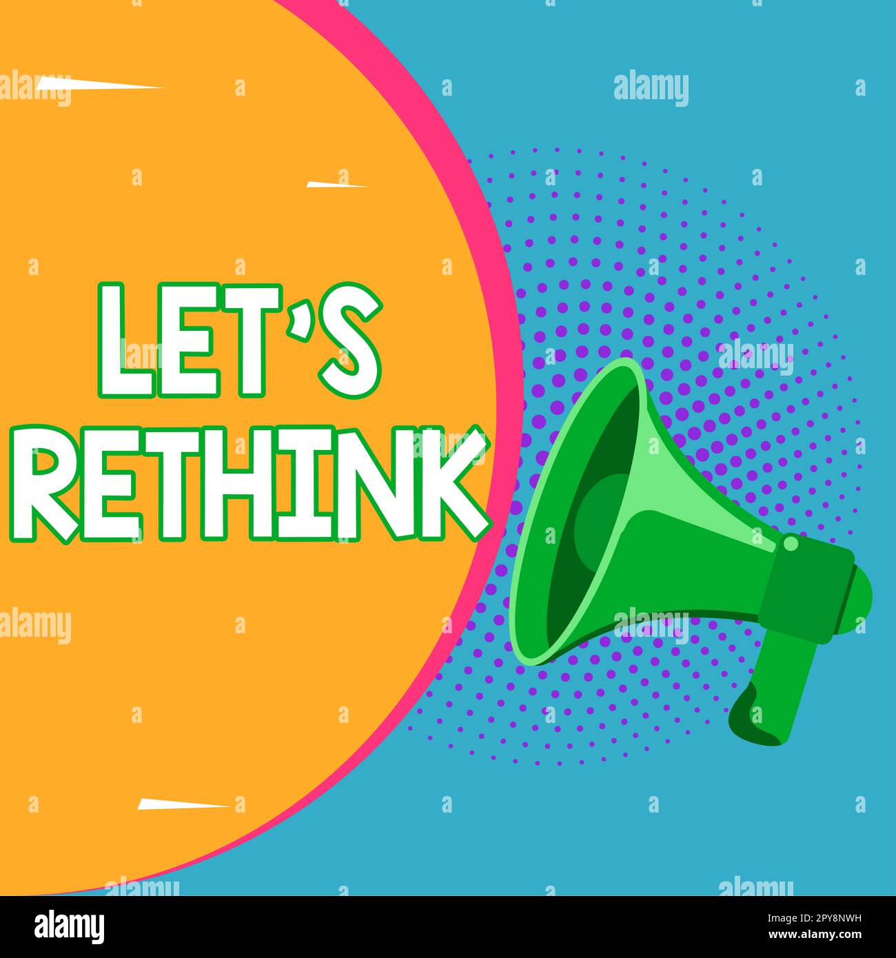 Let's Rethink Sign displaying Let's Rethink. Business concept an Afterthought To ...