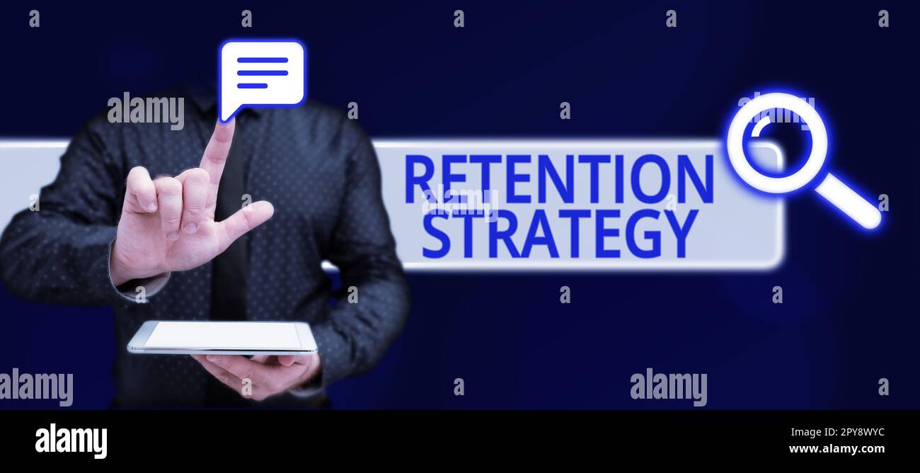 Handwriting text Retention Strategy. Conceptual photo activities to ...
