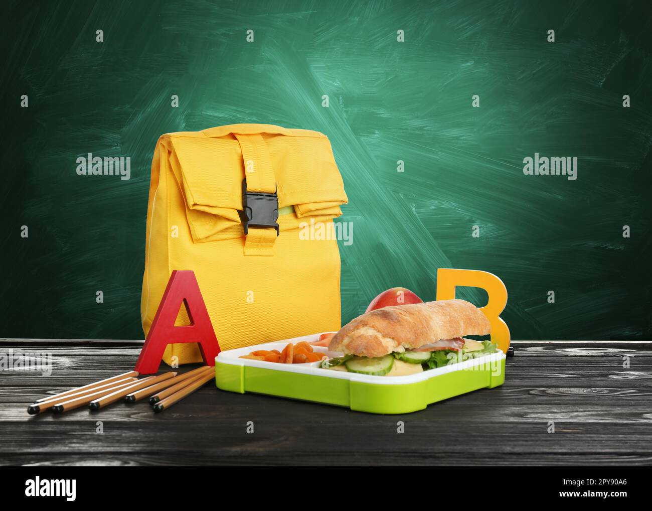 Various Of Healthy Lunch Boxes Of Sandwich Kid Bento Pack For School Set In  Plastic Package Salad Box Banana And Apple With Orange Juice Milk Stock  Photo - Download Image Now - iStock