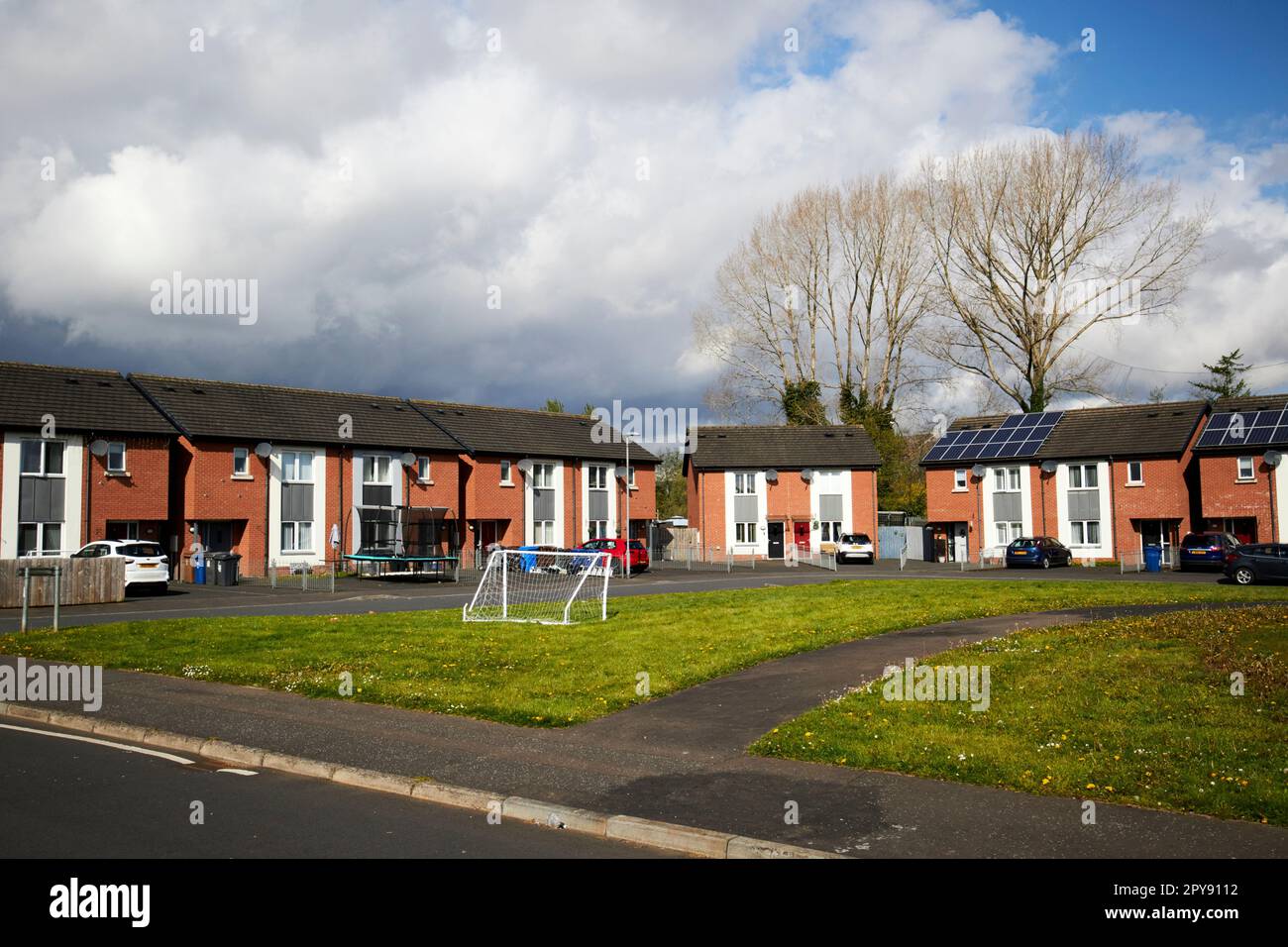 finnis grange fold new social housing in the taughmonagh estate south