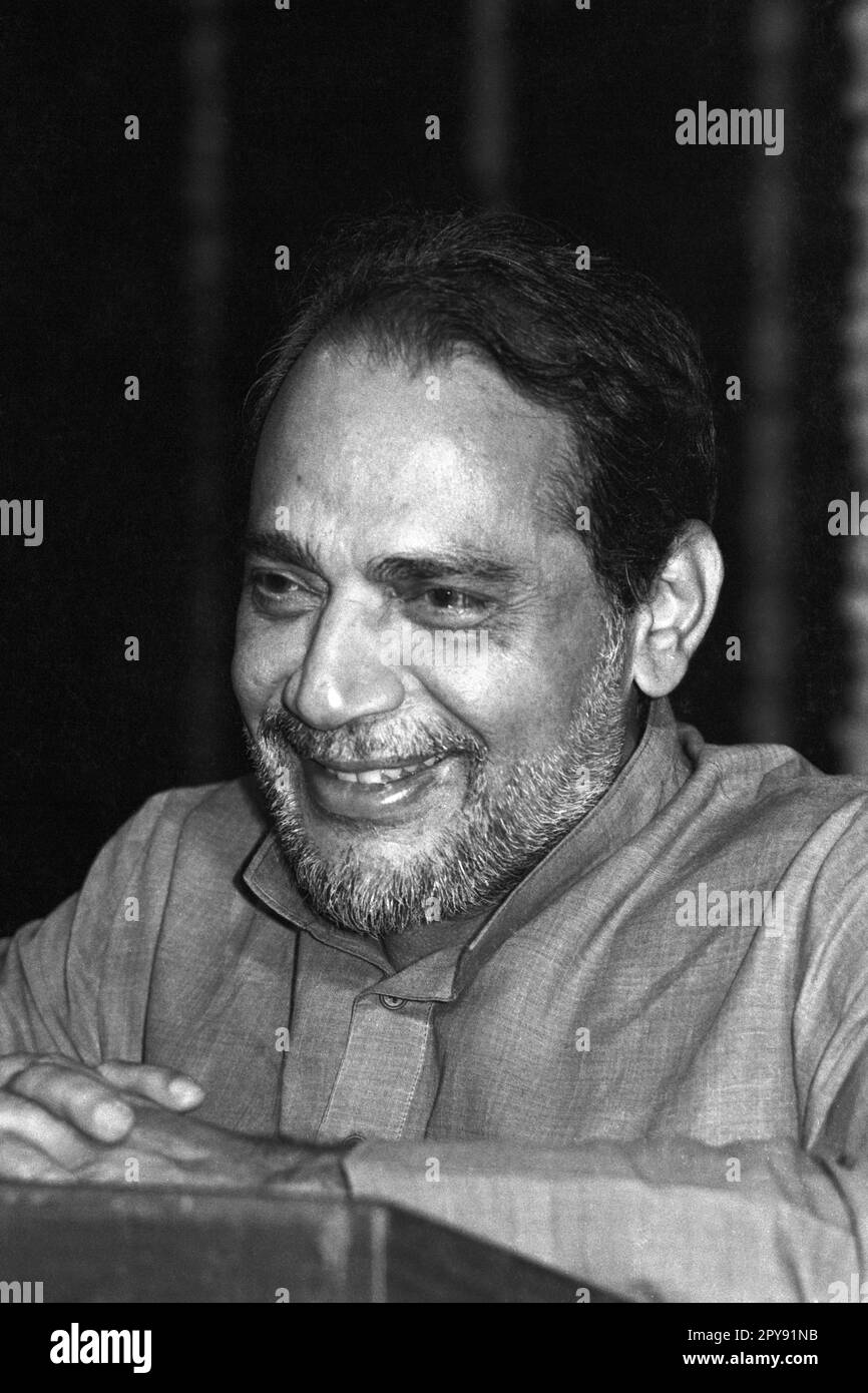 Ramakrishna Hegde, Indian politician, Karnataka Chief Minister, India Stock Photo