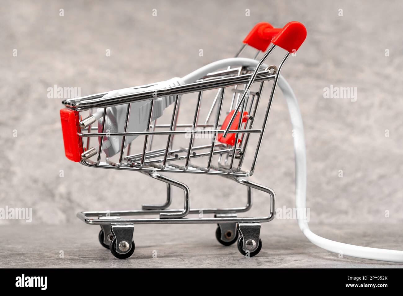 Purchase of electricity Stock Photo