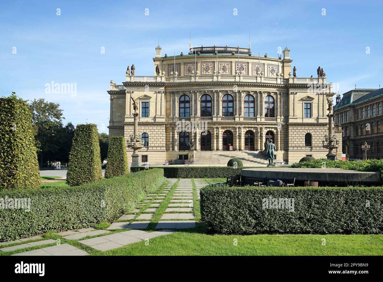 Num Building Rudolfinum building on Jan Palach Square in Prague Stock Photo - Alamy