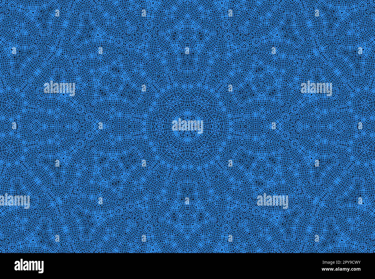 Abstract blue background with dotted pattern Stock Photo - Alamy