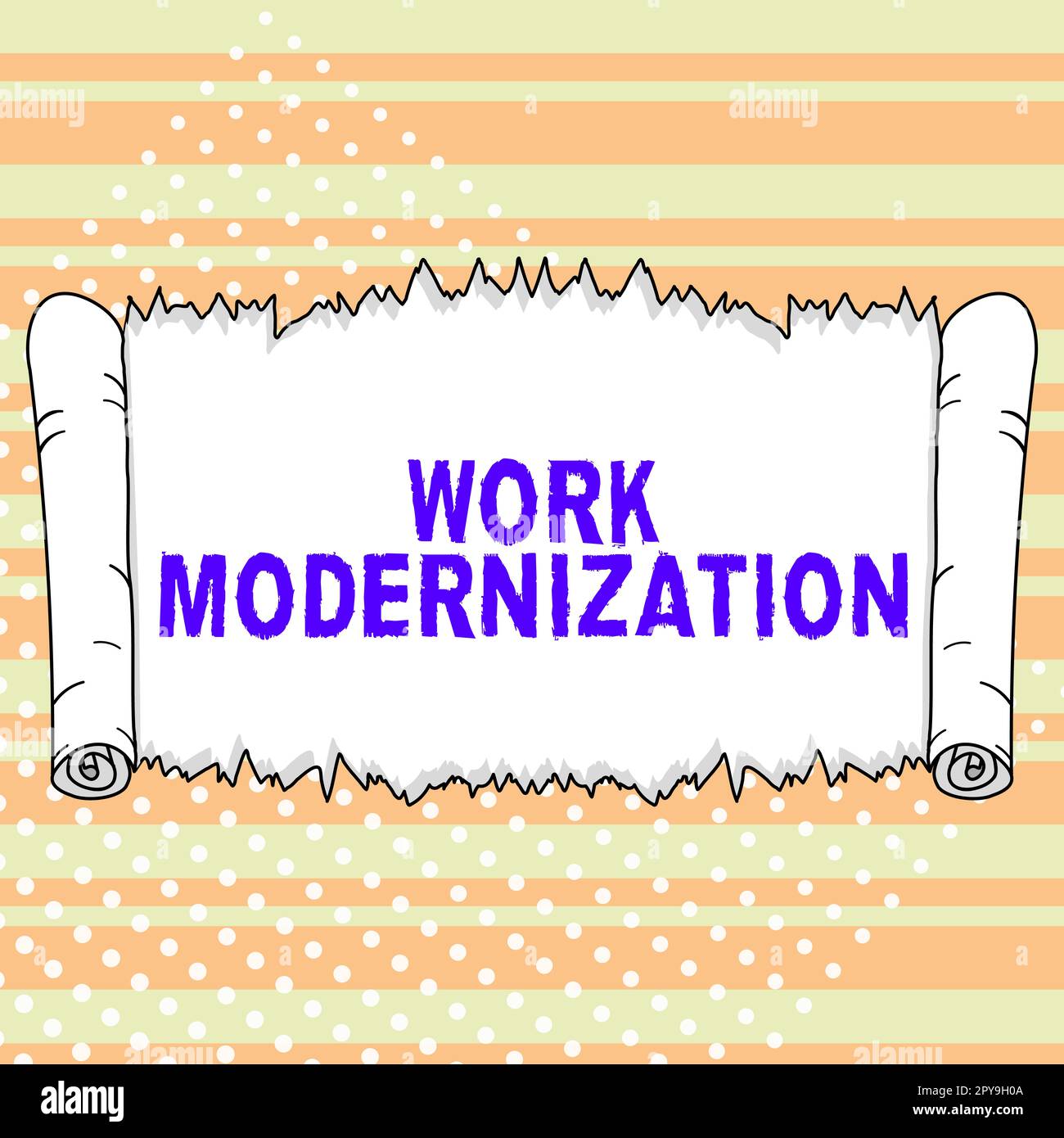 Writing displaying text Work Modernization. Internet Concept changing ...